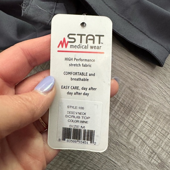 M Stat medical scrubs size medium NEW pants and top - Picture 12 of 14
